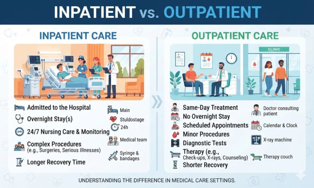 Inpatient vs. Outpatient