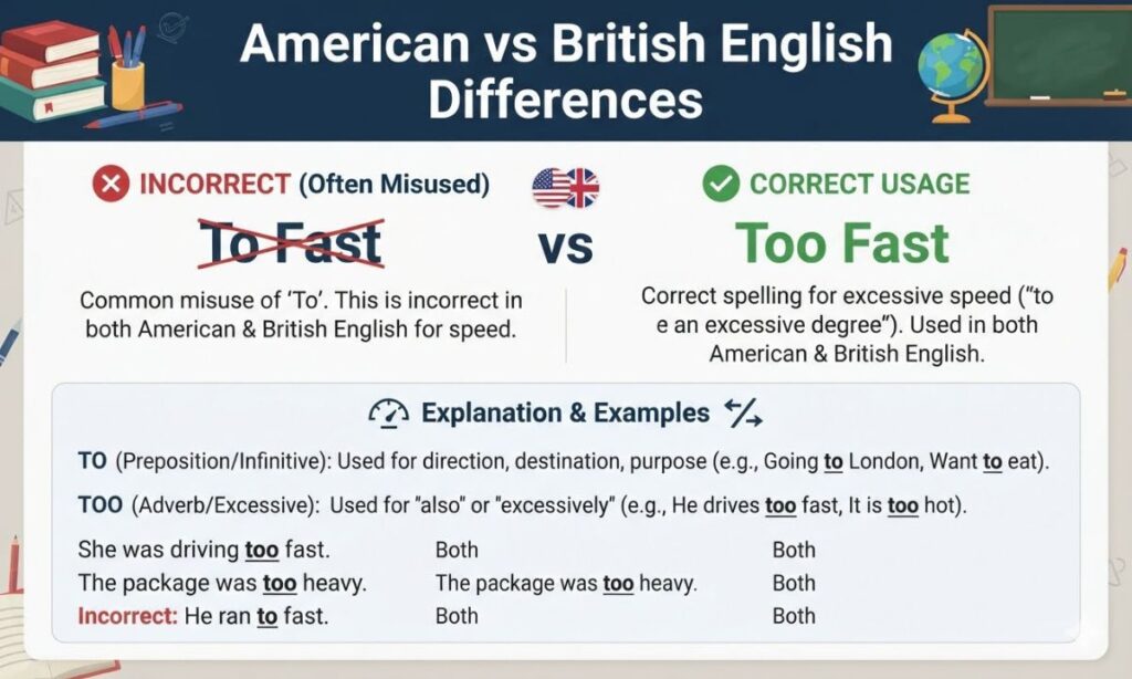 American vs British English Differences