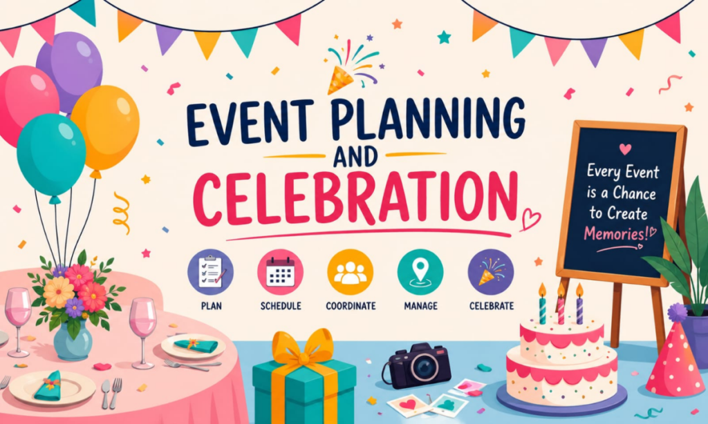 Event Planning and Celebrations