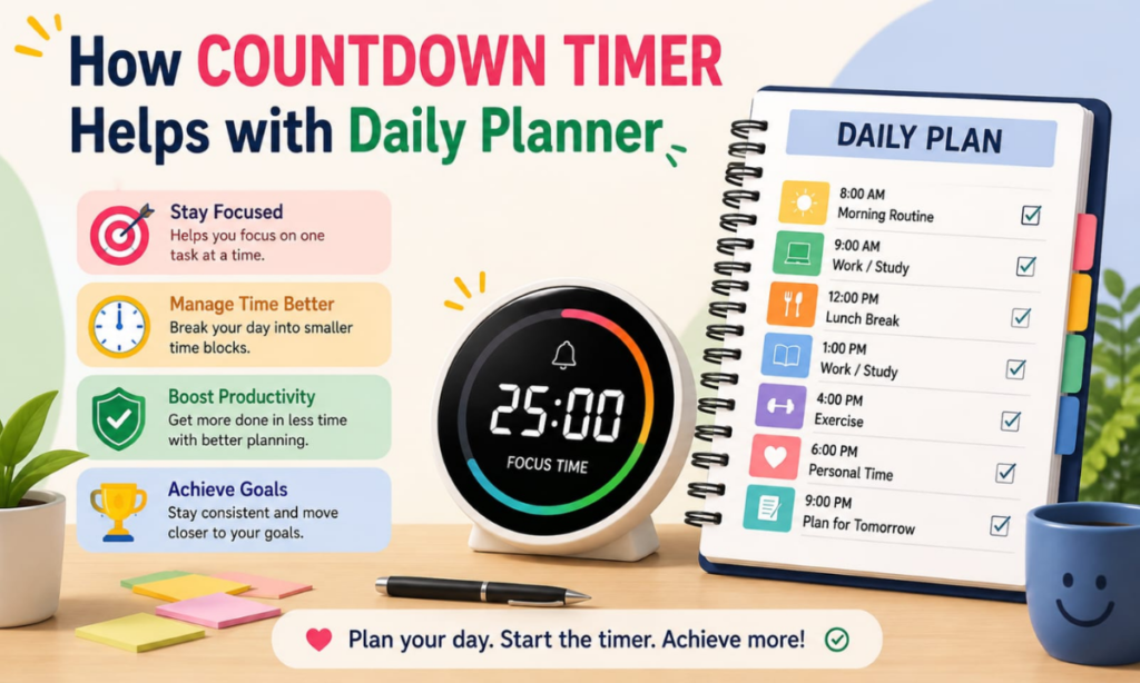 How Countdown Timers Help With Daily Planning