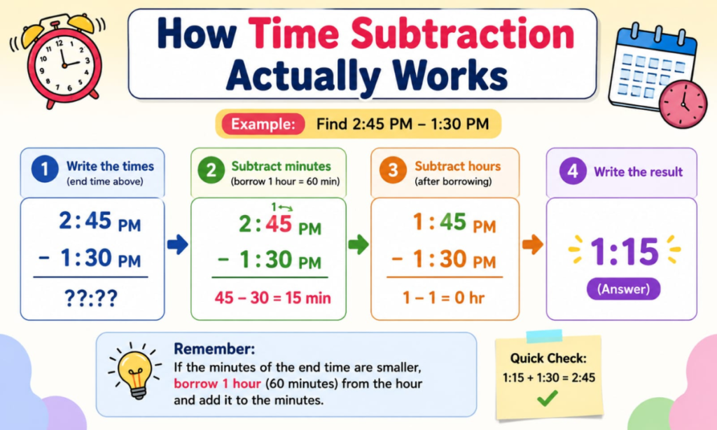 How Time Subtraction Actually Works