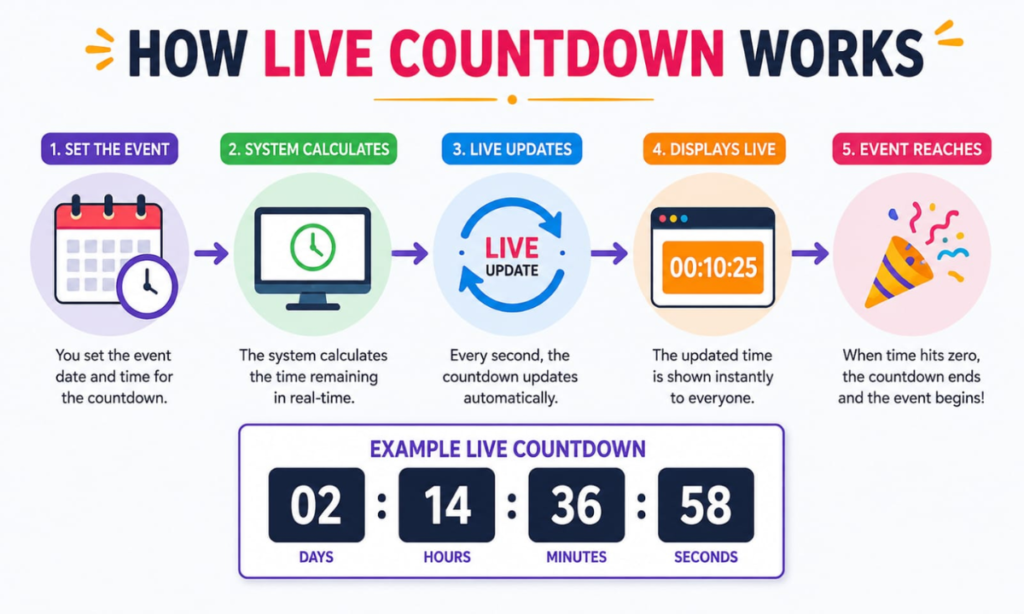 How a Live Countdown Actually Works