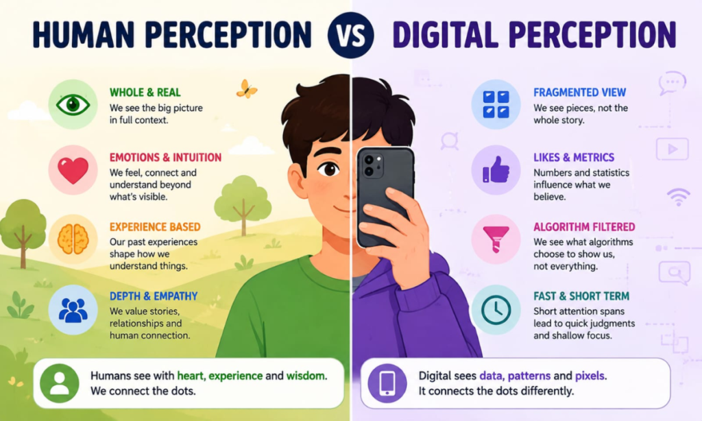 Human Perception Versus Digital Precision