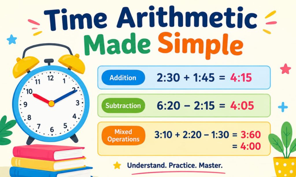 Time Arithmetic Made Simple
