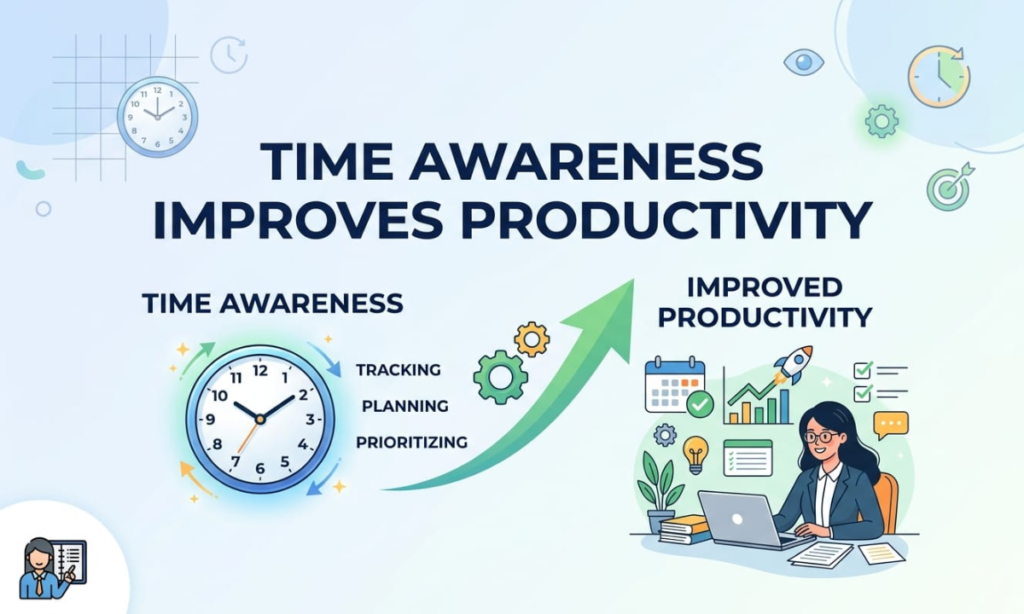 Time Awareness Improves Productivity