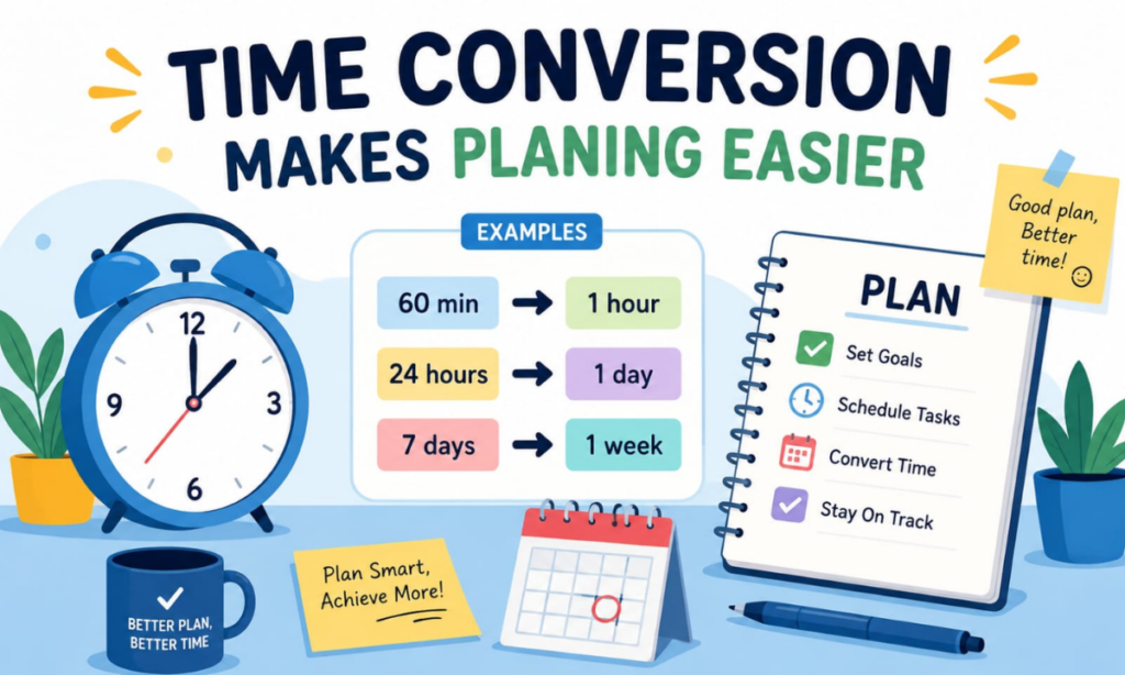 Time Conversion Makes Planning Easier