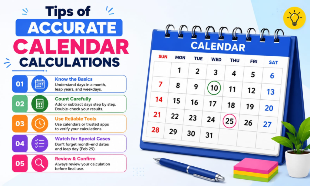 Tips for Accurate Calendar Calculations