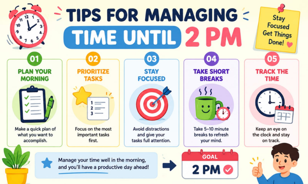 Tips for Managing Time Before 2 PM