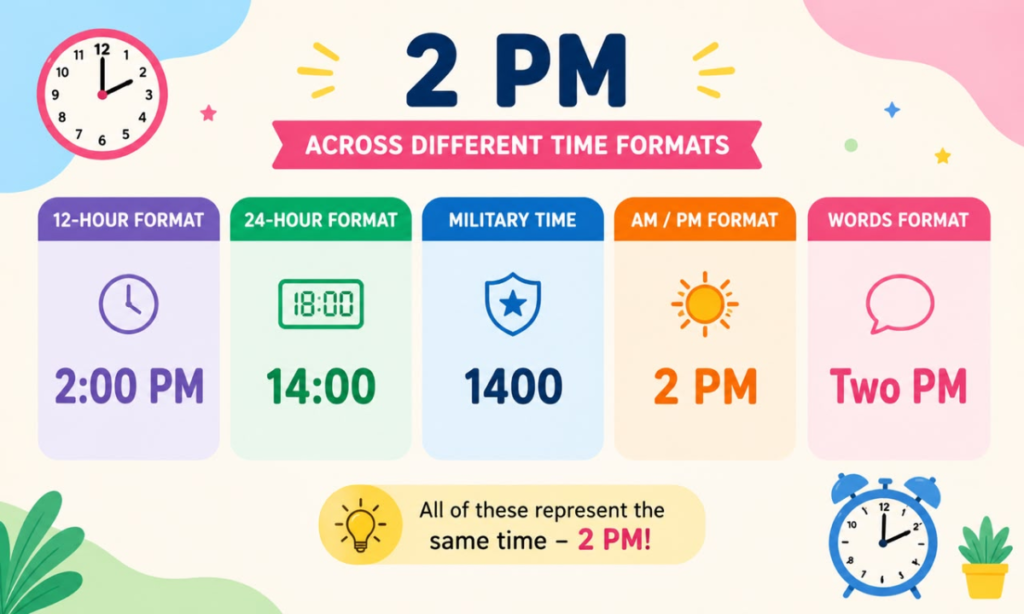Understanding How Long Until 2 PM Across Different Time Formats