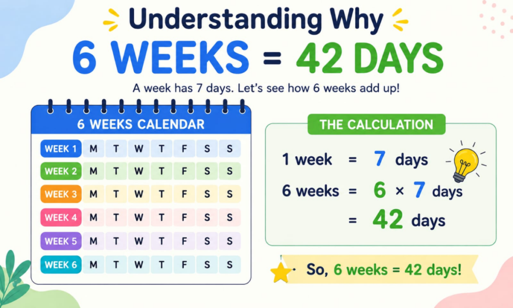 Understanding Why 6 Weeks Equals 42 Days