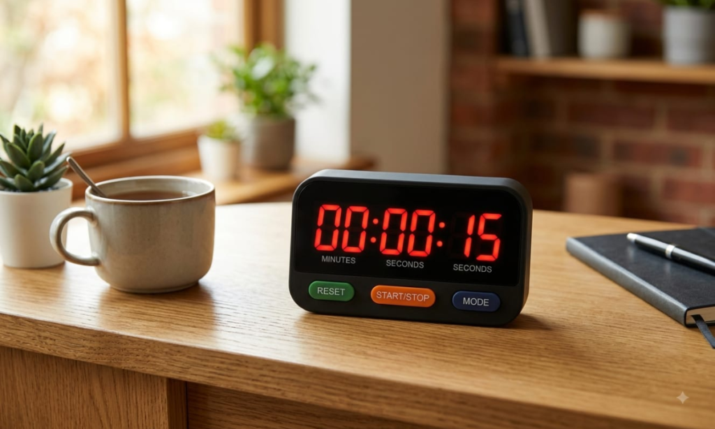 Using a Countdown Timer Makes Life Easier