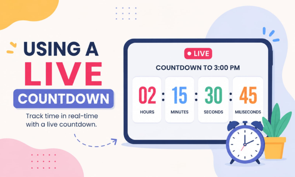 Using a Live Countdown for Better Planning