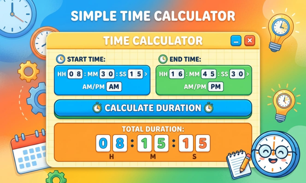 Using a Time Calculator