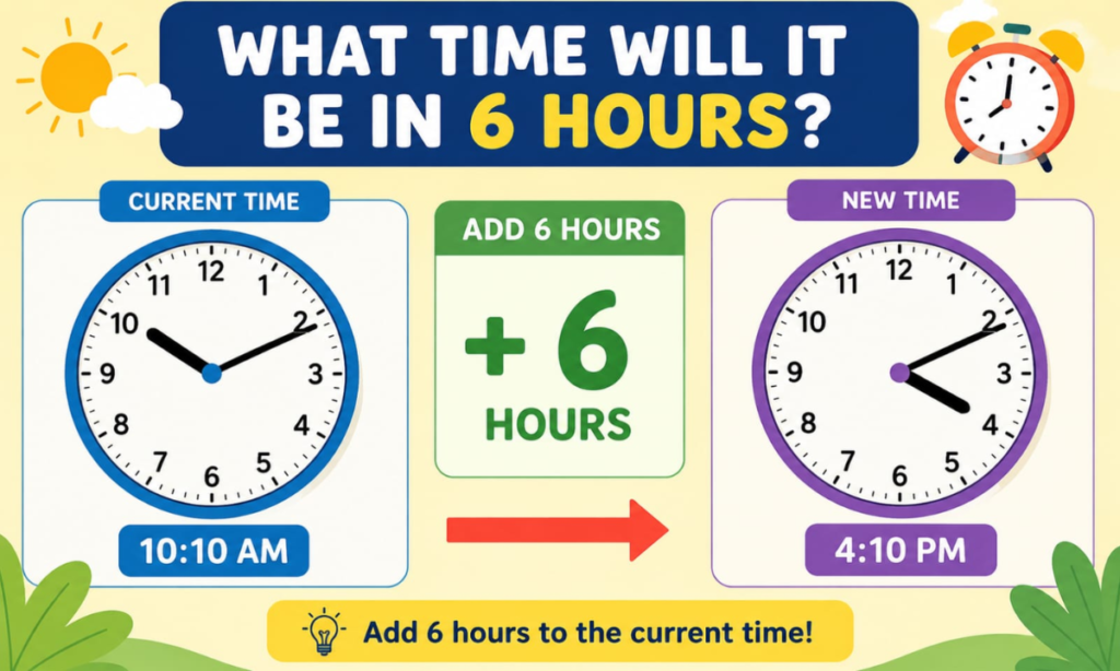 What Time Will It Be in 6 Hours?