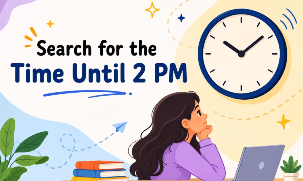 Why Do People Search for the Time Until 2 PM?