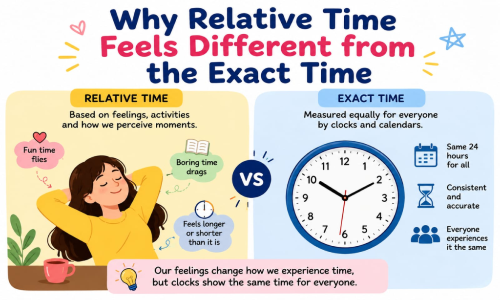 Why Relative Time Feels Different From Exact Time
