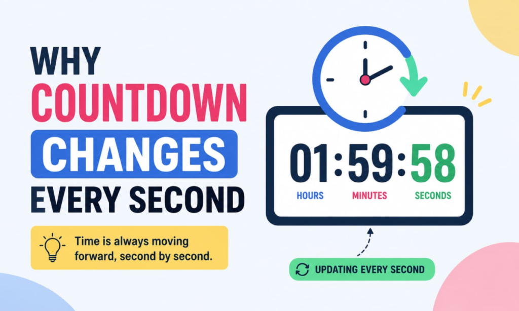 Why the Countdown Changes Every Second