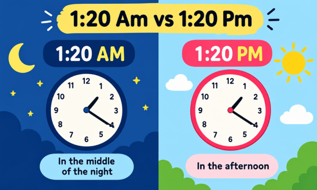 1:20 AM vs. 1:20 PM