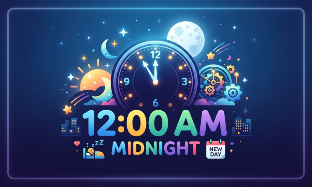 12:00 AM in 24-Hour Time