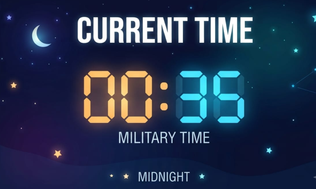 12:35 AM in Military Time
