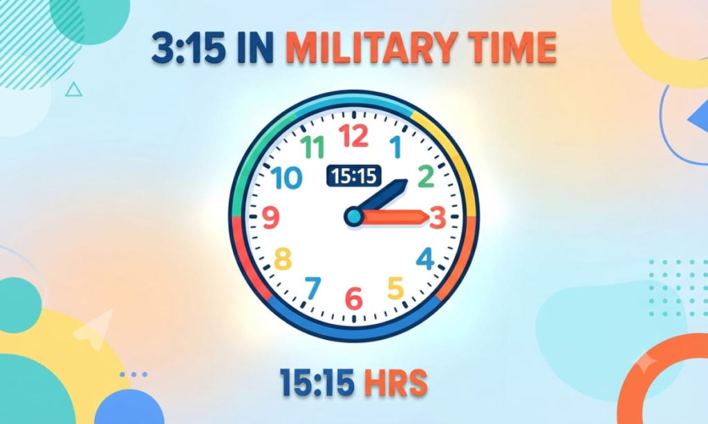 3:15 in Military Time