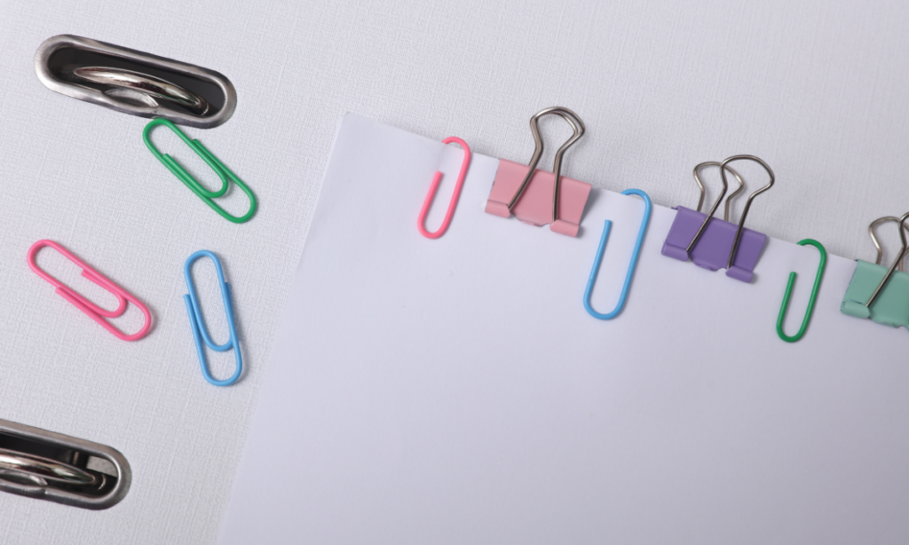 A Chain of Paper Clips