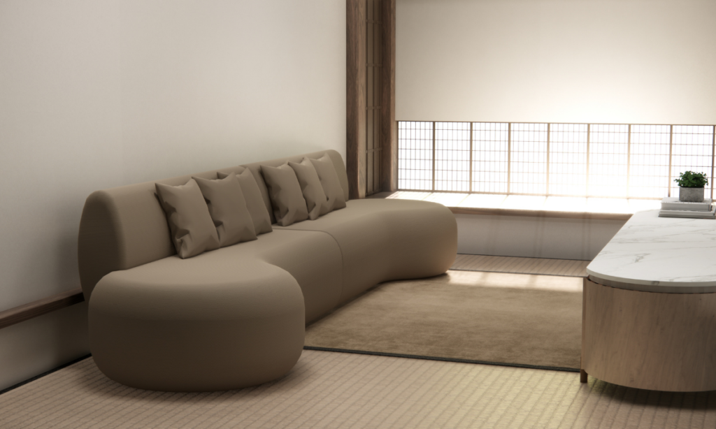A Large Sectional Sofa