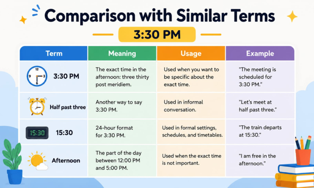 Comparison With Similar Terms