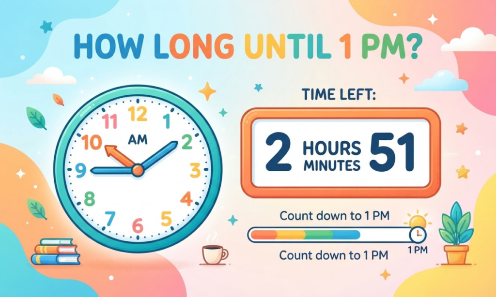 How Long Until 1:00 PM?