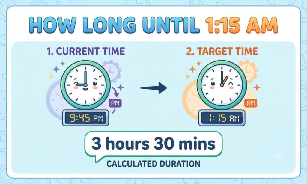 How Long Until 1:15?