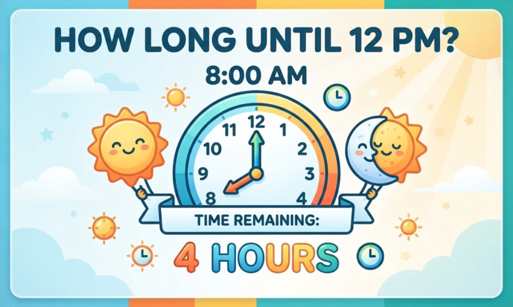 How Long Until 12:00 PM?