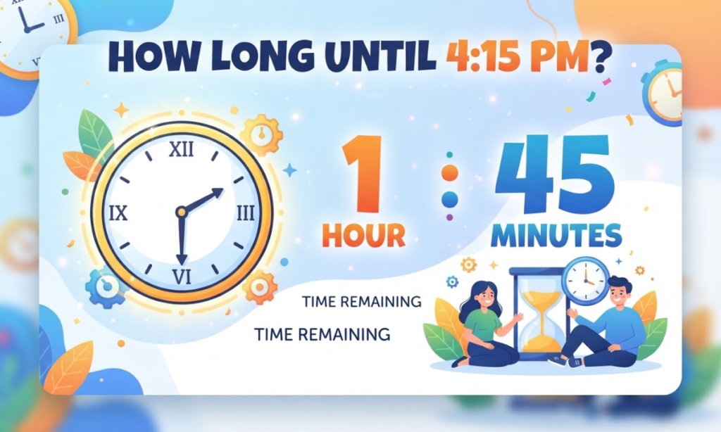 How Long Until 4:15 PM?