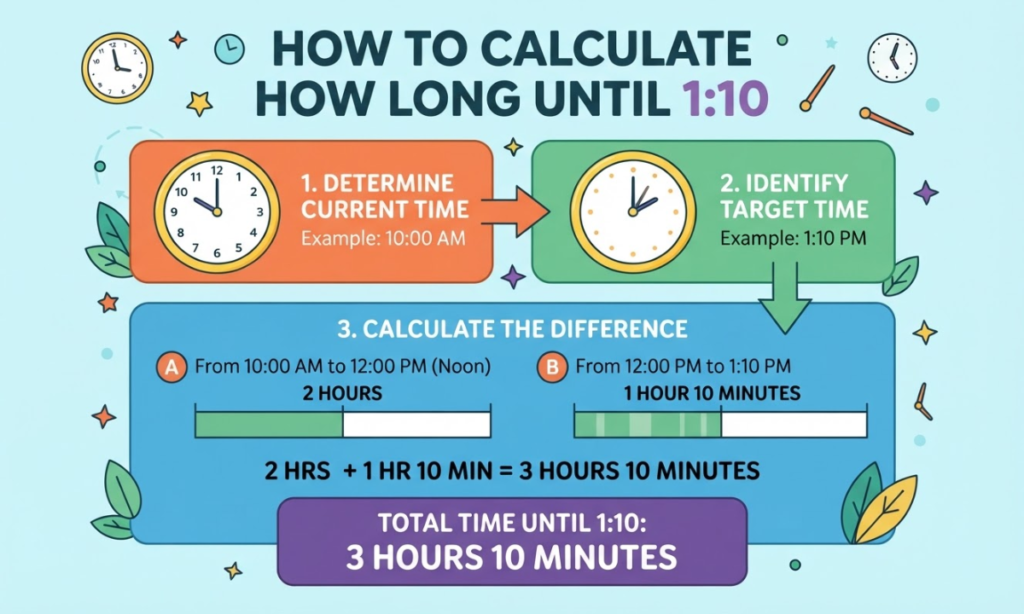 How to Calculate How Long Until 1:10