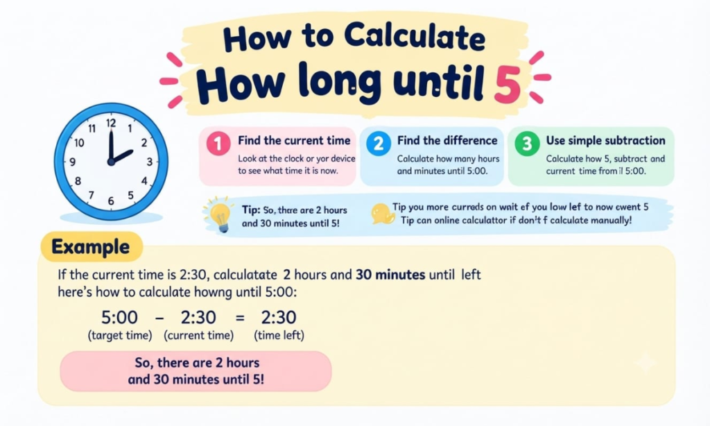 How to Calculate How Long Until 5