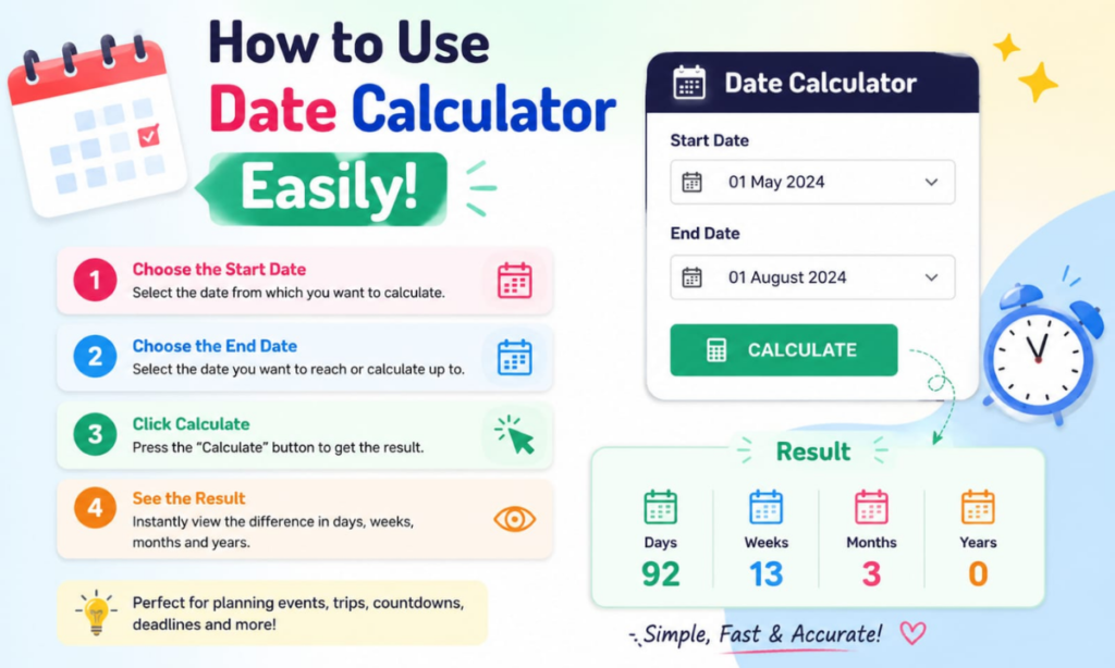 How to Use a Date Calculator Correctly