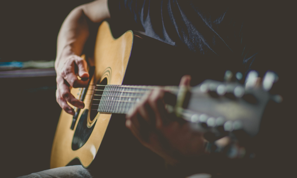 Part of an Acoustic Guitar