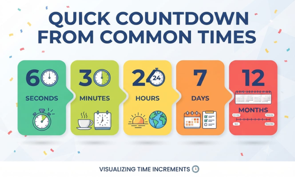 Quick Countdown From Common Times