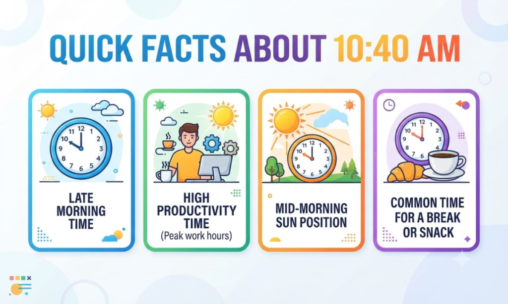 Quick Facts About 10:40 AM