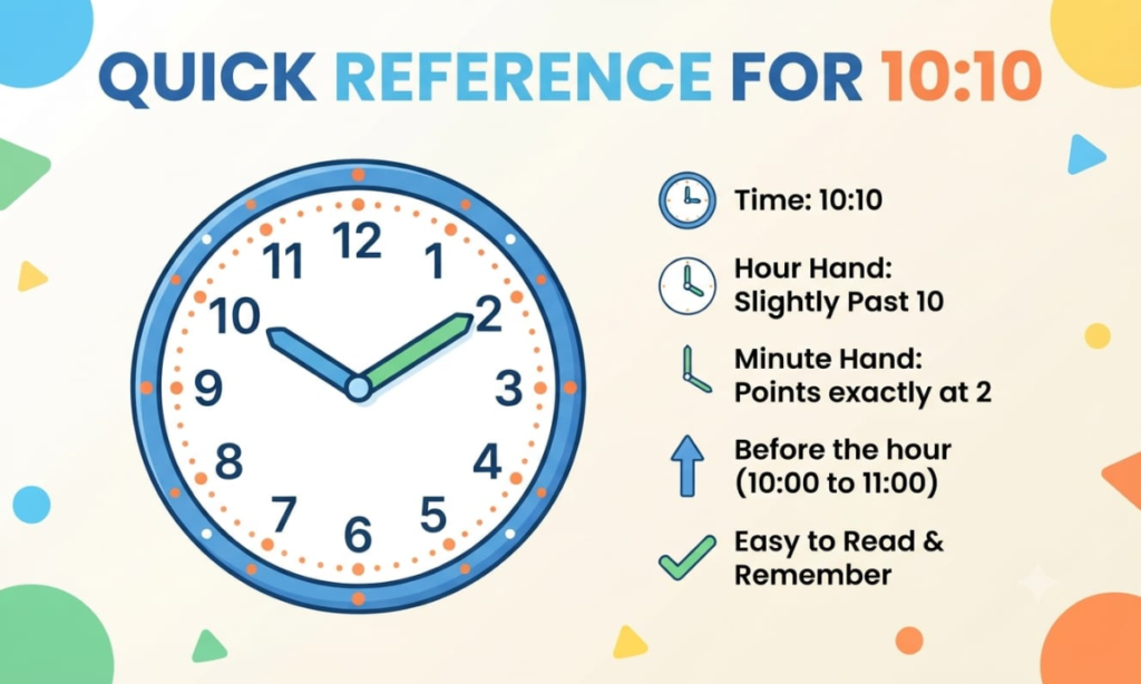 Quick Reference for 10:10