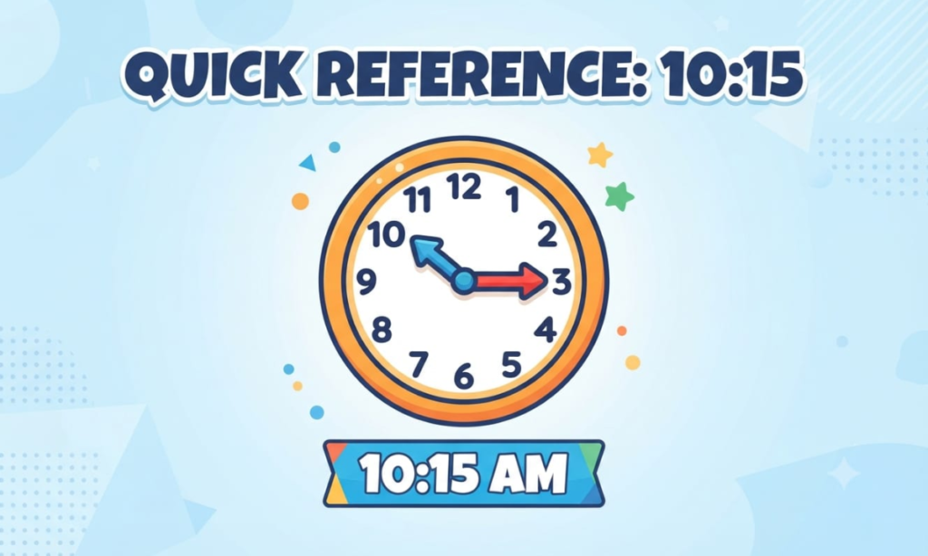Quick Reference for 10:15