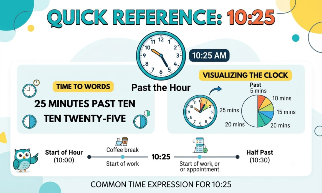 Quick Reference for 10:25
