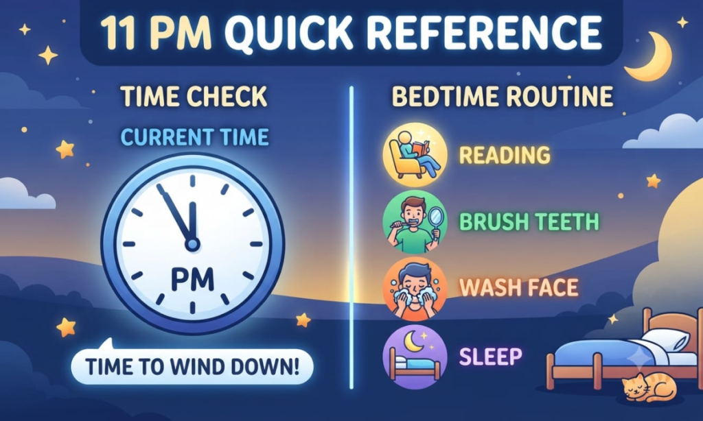 Quick Reference for 11 PM