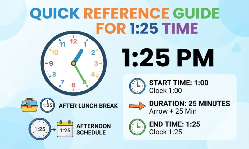 Quick Reference for 1:25