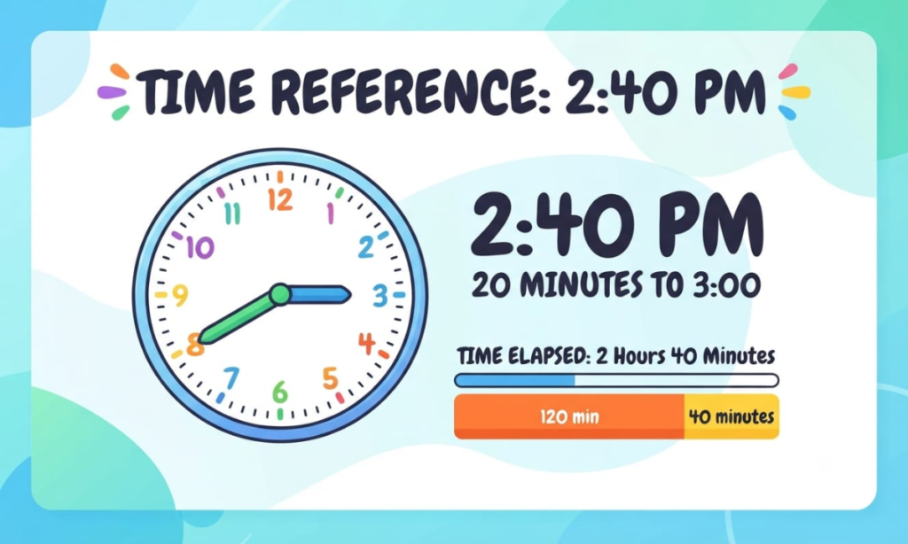 Quick Reference for 2:40
