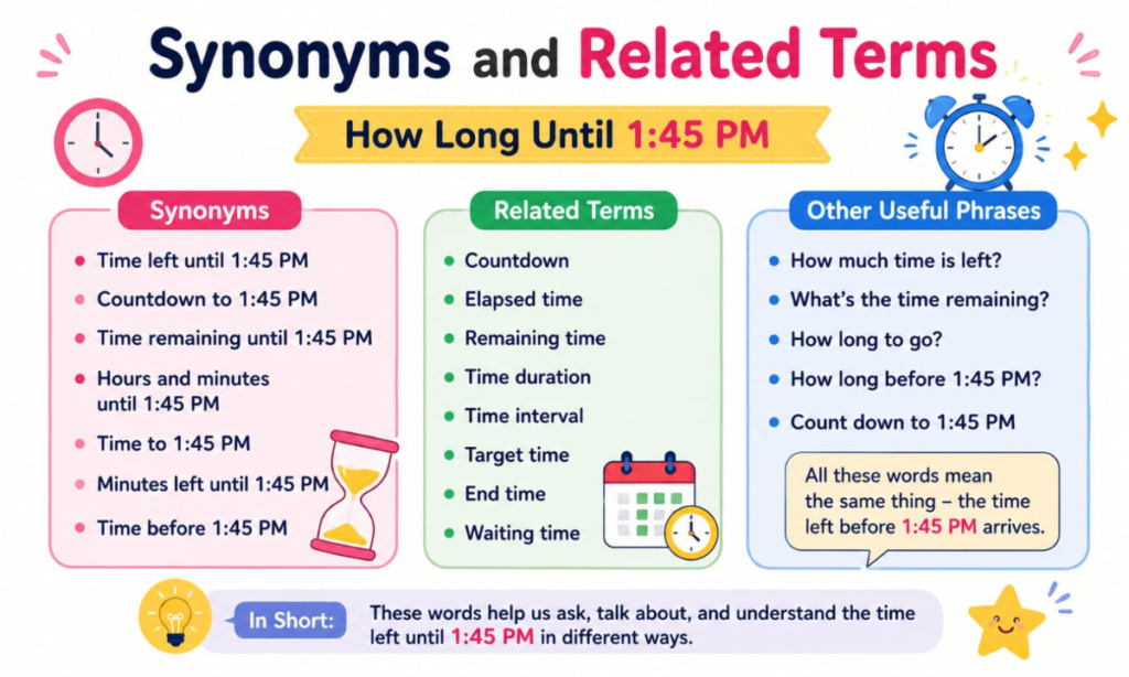 Synonyms and Related Terms