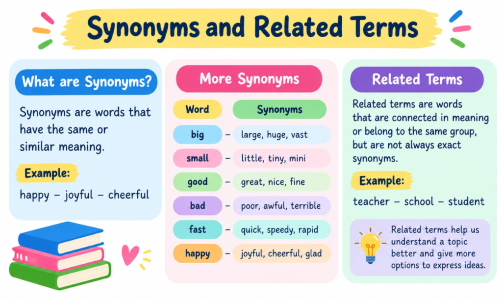 Synonyms and Related Terms