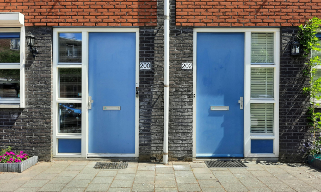Two Standard Doors Side by Side