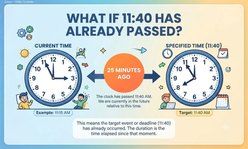 What If 11:40 Has Already Passed?