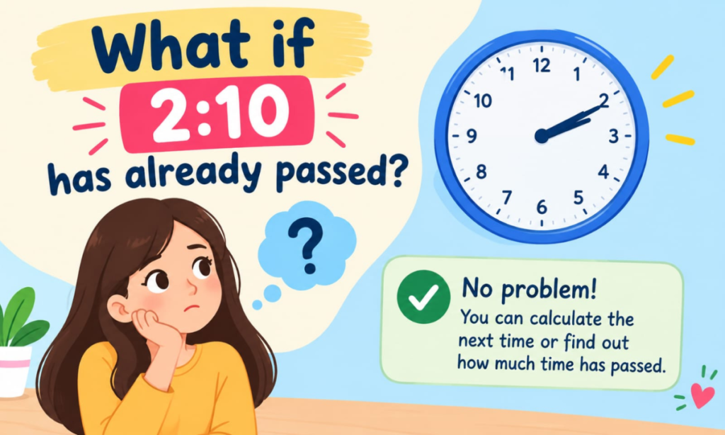 What If 2:10 Has Already Passed?