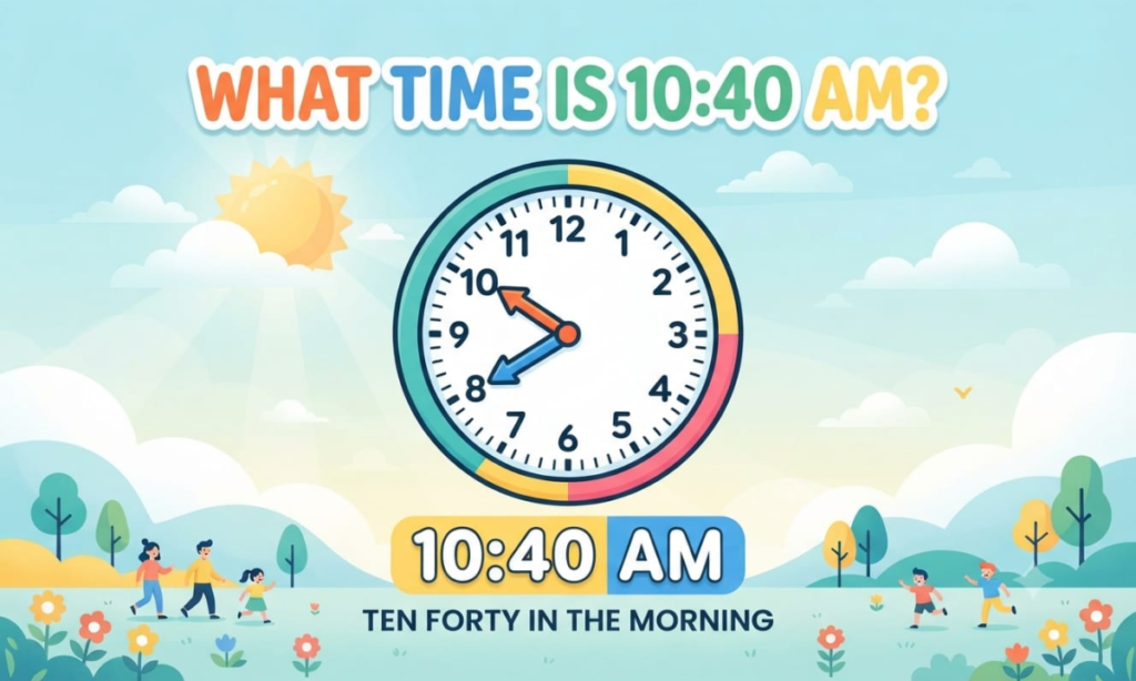 What Time Is 10:40 AM?